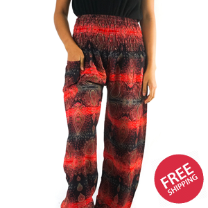 Striped Women Boho & Hippie Harem Pants