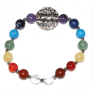 7 Chakra w/ Tree Bracelet 8mm