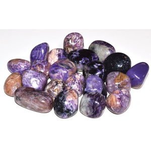 Charoite tumbled stones 1 lb