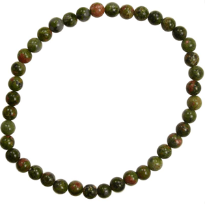 Unakite stretch bracelet 4mm