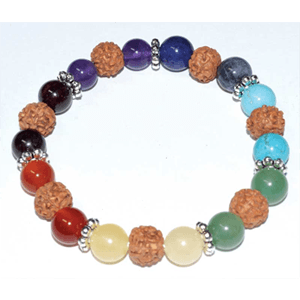 Chakra & Rudraksha Bracelet 8mm