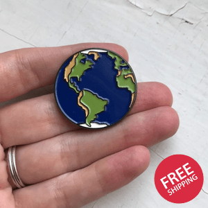 Earth Enamel Pin