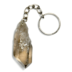 Smoky Quartz keychain