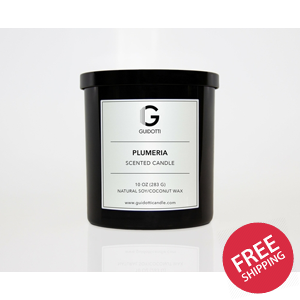 Plumeria Scented Soy Candle