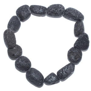 Lava (dyed color) Bracelet 1/4" chunky beads 