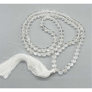 Clear Quartz Japa Mala Prayer Beads
