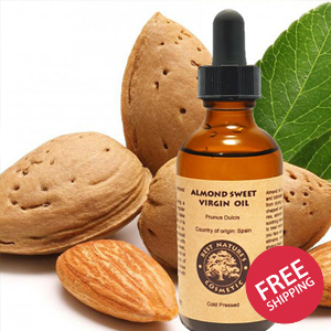 Virgin, Organic Almond oil