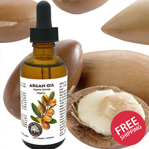 100% Pure Virgin Moroccan Argan Oil (Organic, Cold Pressed)