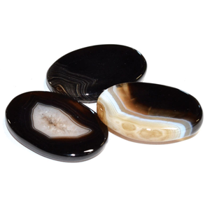 Black Onyx worry stone