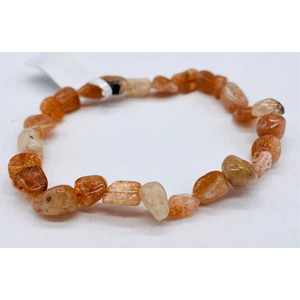 Sunstone nugget bracelet