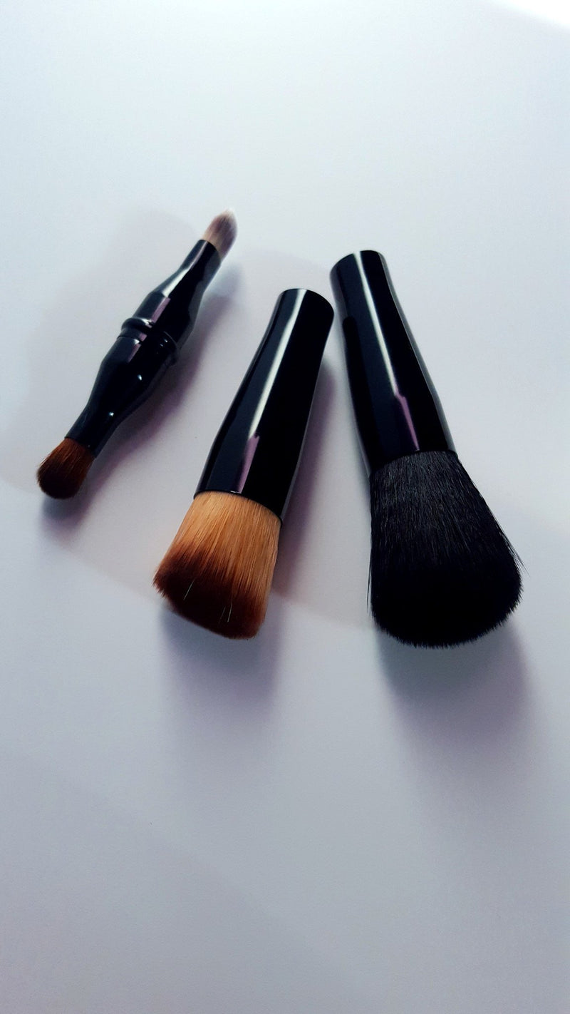 Vegan Makeup Brushes Four brushes in one