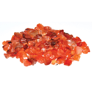 Carnelian tumbled chips 3-5mm, 1 lb