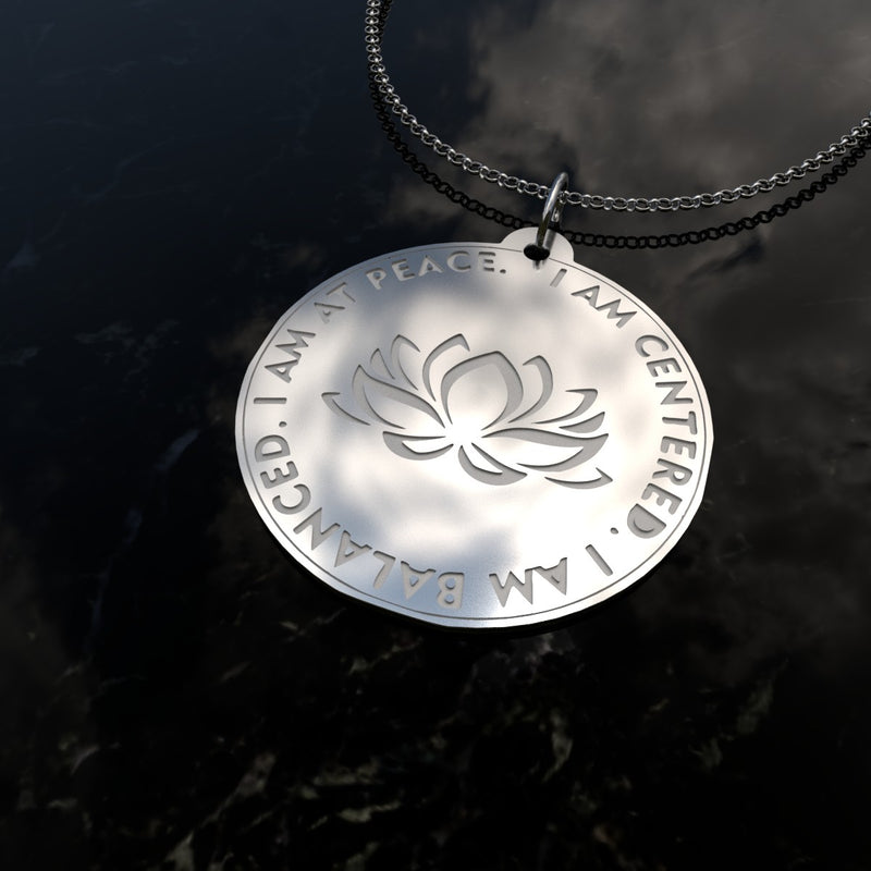 At Peace - Sterling Silver Necklace - Wiccan Place