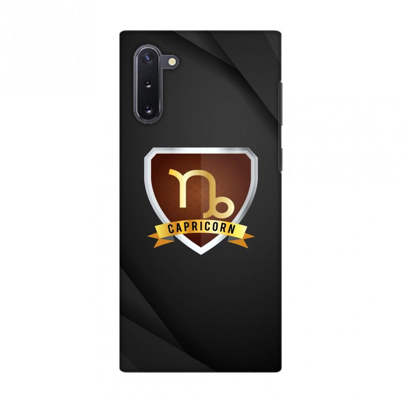 Black Capricorn Slim Hard Shell Case For amsung Galaxy Note10