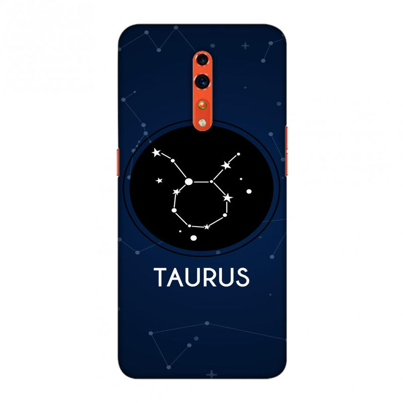 Stars Taurus Slim Hard Shell Case For Oppo Reno Z