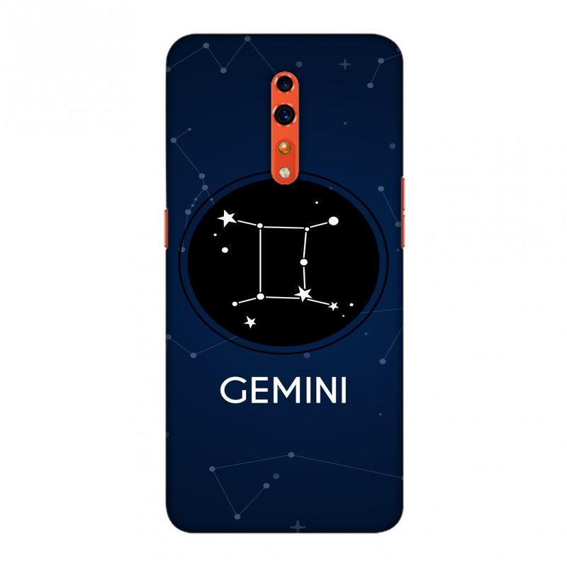 Stars Gemini Slim Hard Shell Case For Oppo Reno Z