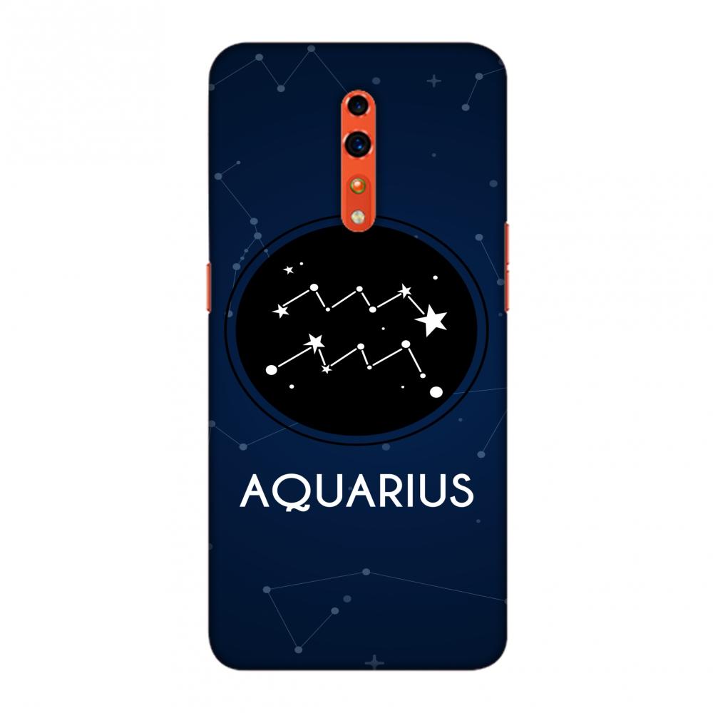 Stars Aquarius Slim Hard Shell Case For Oppo Reno Z