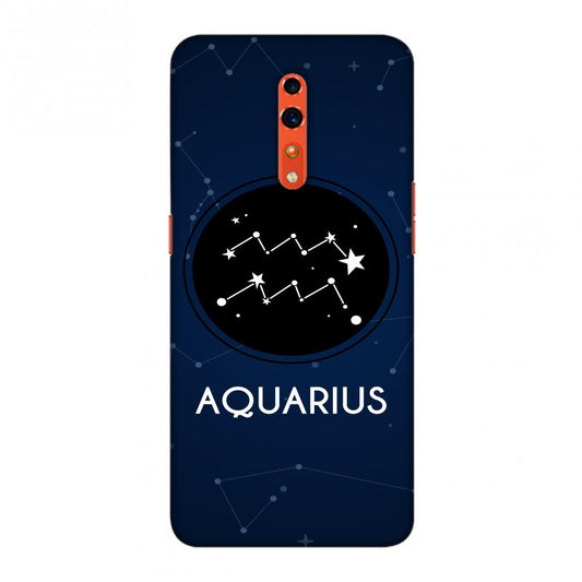 Stars Aquarius Slim Hard Shell Case For Oppo Reno Z