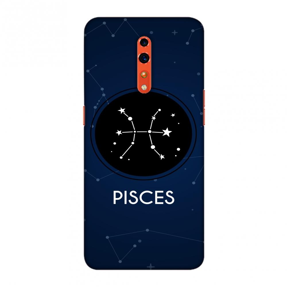 Stars Pisces Slim Hard Shell Case For Oppo Reno Z