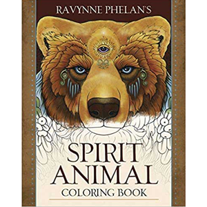 Spirit Animal coloring book by Ravynne Phelan's