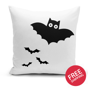 Cute Bats Pillow Cover