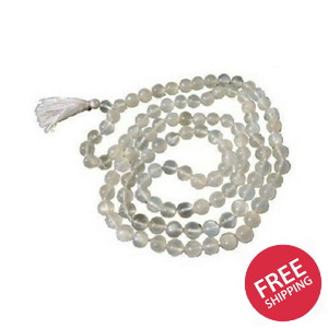 Moonstone Mala - 108 beads