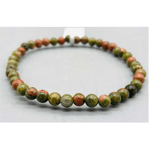 Unakite bracelet 4mm