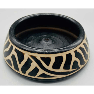 Peruvian burner for sticks & cones 4 1/2"