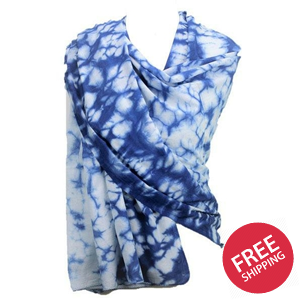 Mystic Ocean Indigo Scarf