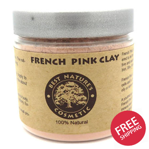 French Pink Clay. Delicately cleanseÂ the skin