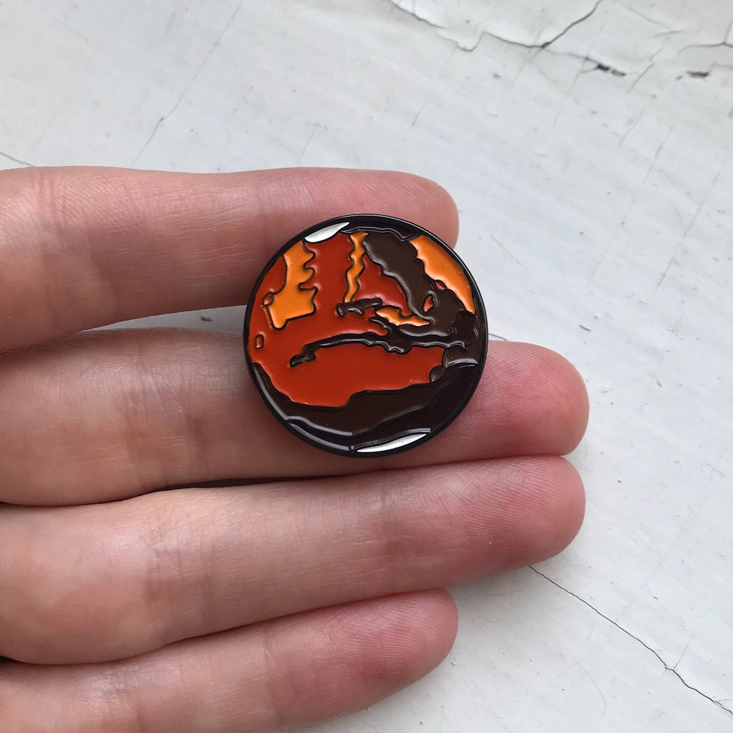 Mars Enamel Pin