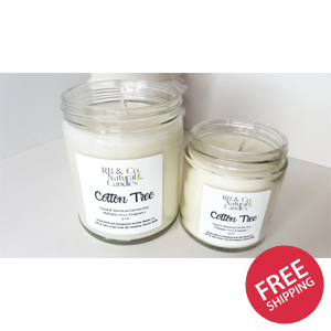 Cotton Tree Scented Natural Soy Candle or Wax Melt | Hand-Poured and Hand-crafted