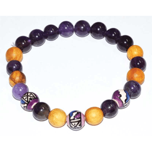 Palo Santo & Amethyst Bracelet 8mm