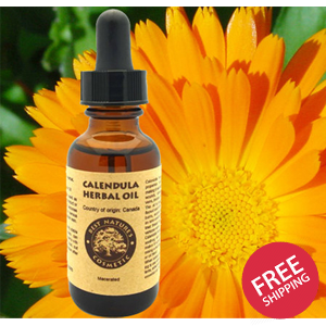 Calendula Herbal Oil. Most beneficial for dry skin