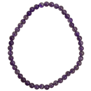 Amethyst stretch bracelet bracelet 4mm