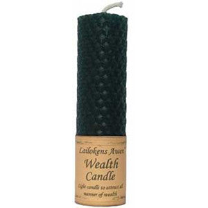 Wealth Lailokens Awen candle 4 1/4" - Wiccan Place