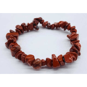 Red Jasper chip bracelet