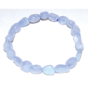 Blue Lace Agate 6-8mm nugget bracelet