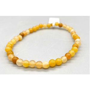 Jade, Yellow bracelet 4mm