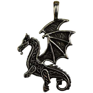 Celtic Dragon Amulet Necklace - Wiccan Place