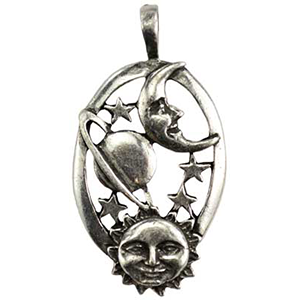 Harmonious Universe Celestial Amulet Necklace - Wiccan Place