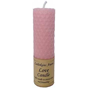 Love Lailokens Awen candle 4 1/4" - Wiccan Place