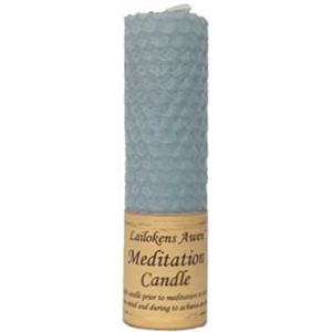 Meditation Lailokens Awen candle 4 1/4" - Wiccan Place