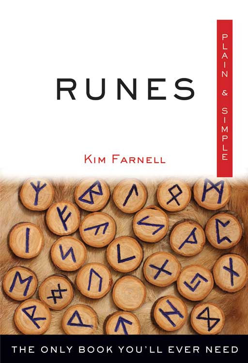 Runes plain & simple by Kim Farnell - Wiccan Place