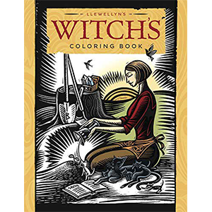 Witch's coloring book by Llewellyn - Wiccan Place