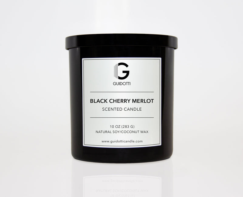 Black Cherry Merlot Scented Soy Candle