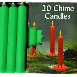 Emerald Green Chime Candle 20 pack - Wiccan Place