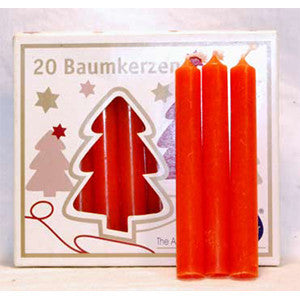 Orange Chime Candle 20 pack - Wiccan Place