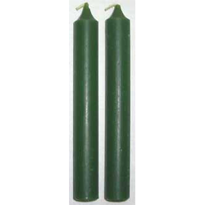 Dark Green Chime Candle 20 pack - Wiccan Place