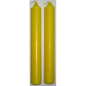 Yellow Chime Candle 20 pack - Wiccan Place